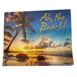 U-Line Beach Paper Wall Calendar 2024 6674 New Willow Creek